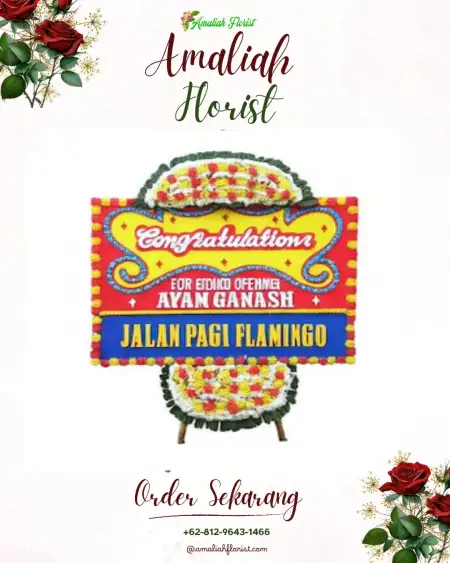 Sewa Papan Bunga Toblongan